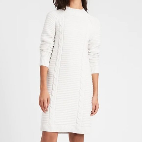 Banana Republic Cable-Knit Sweater Dress - Picture 1 of 9